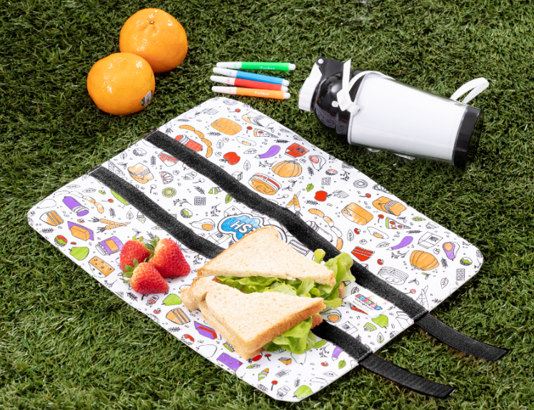 Sustainable Sandwich Keeper with Fabric Markers
