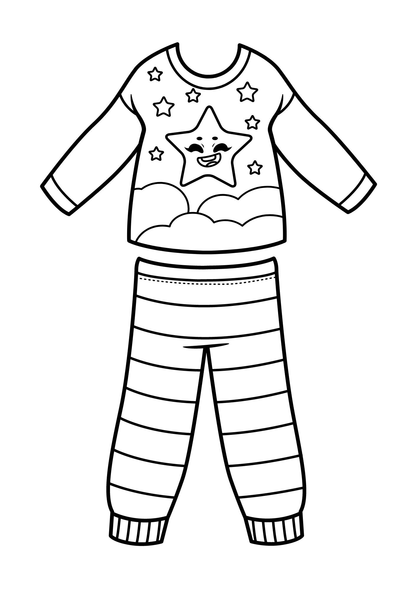 Colour In PJ's - FREE Printable Activity – funbox.com.au