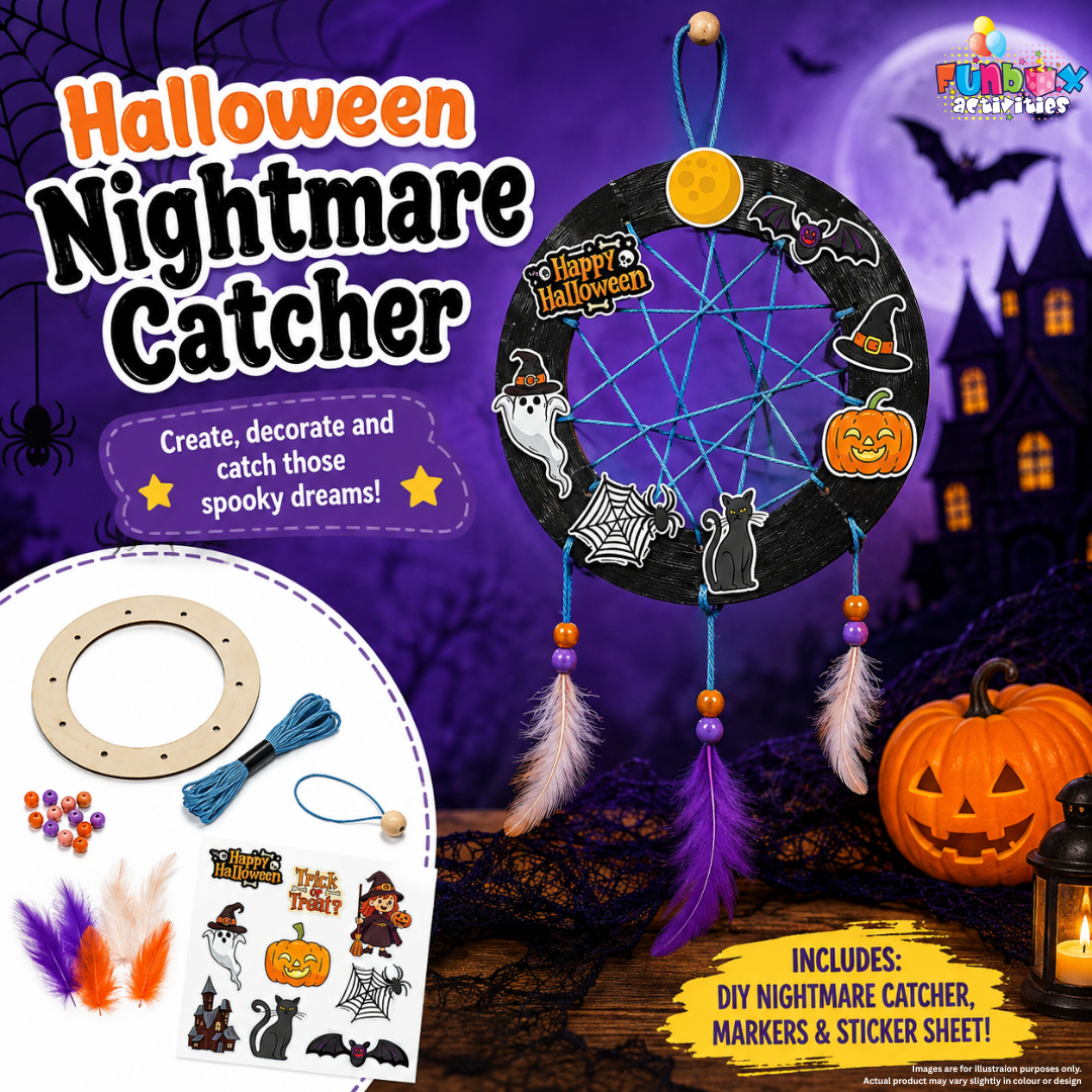 DIY Halloween Nightmare Catcher Kit