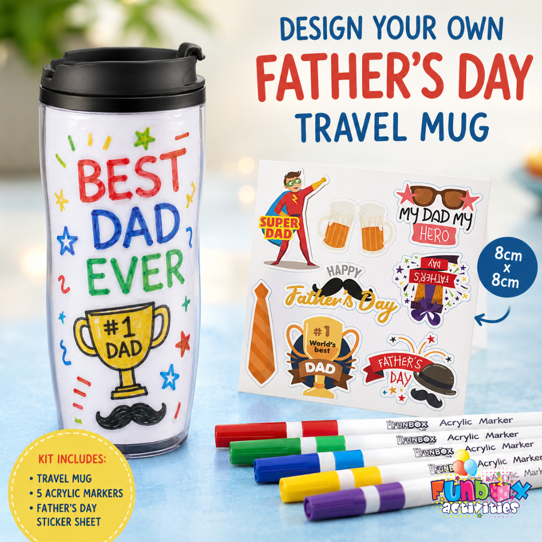 Colour-In Father's Day Travel Mug