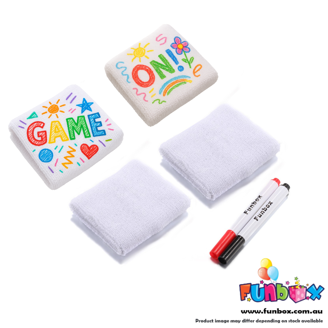 Colour-In Wrist Sweatband