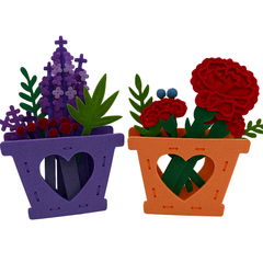 DIY Felt Flower In A Pot Kit