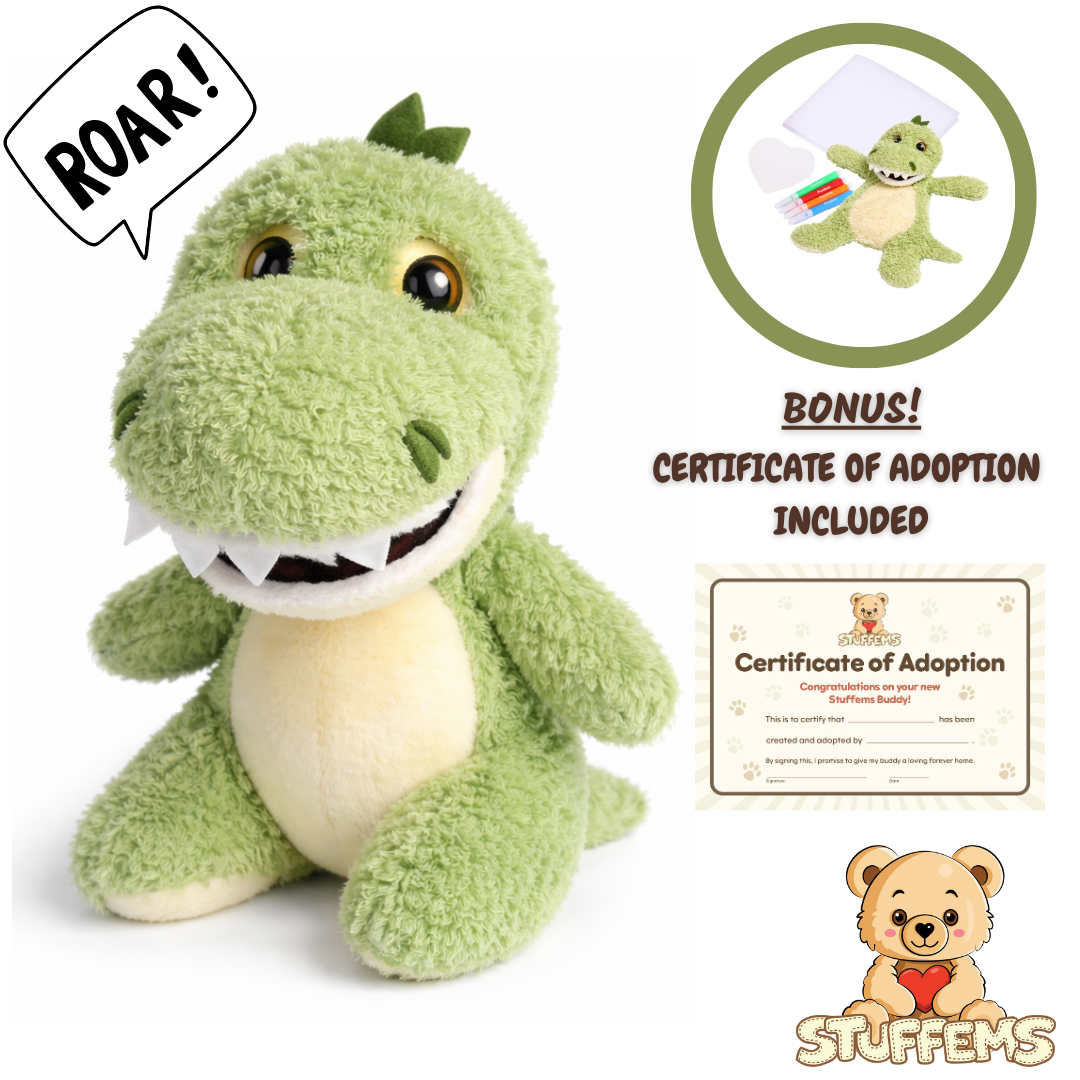 Roary Dinosaur Stuffem (New Design)