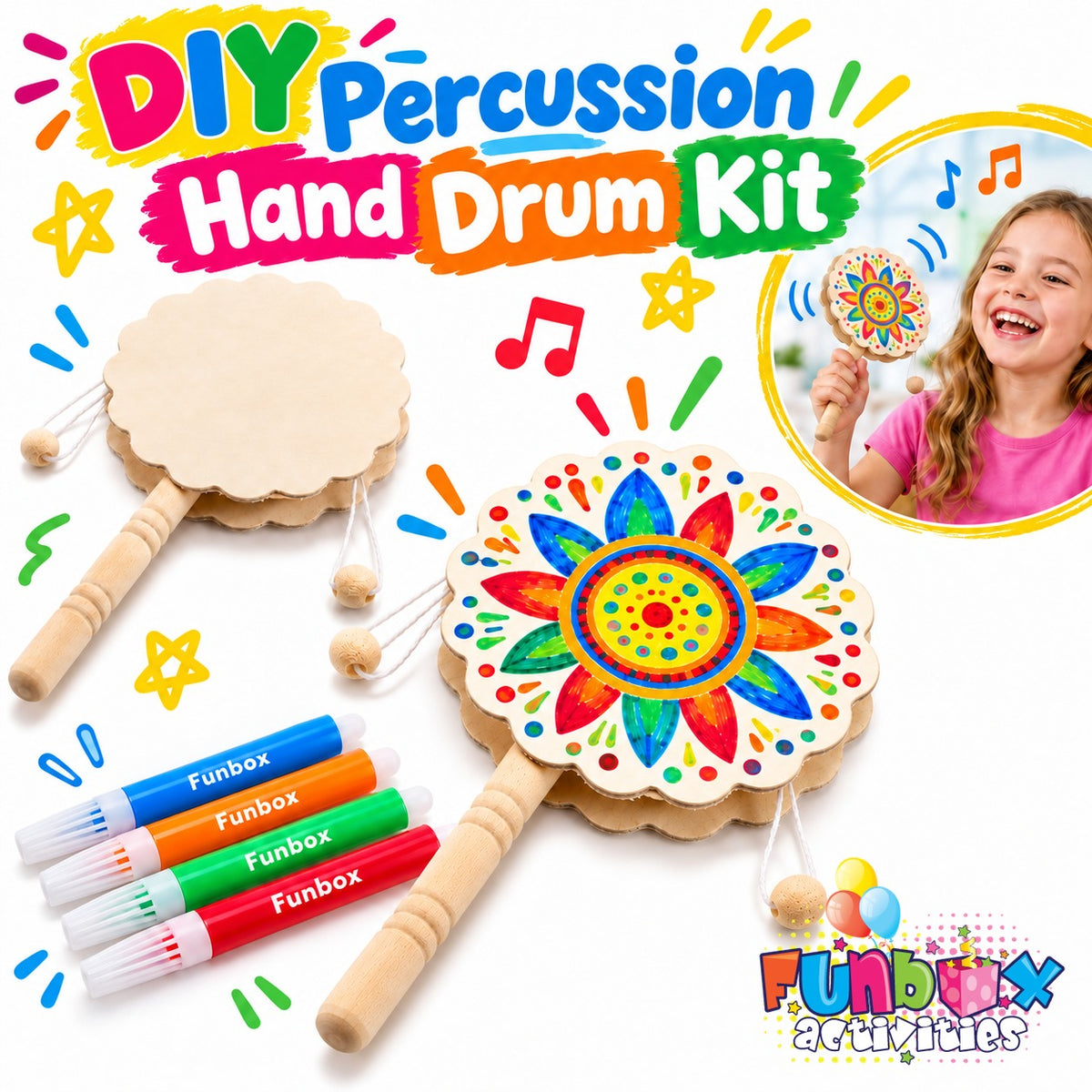 DIY Percussion Hand Drum Kit