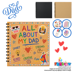 'All About My Dad' Scrapbook Craft Kit (12-Pack)