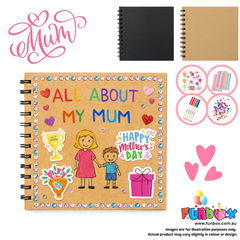 'All About My Mum' Scrapbook Craft Kit (12-Pack)