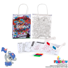 Australia Activity Bag with 3D Glasses and Markers