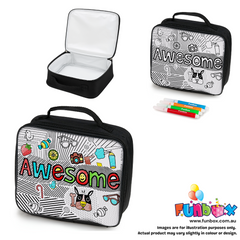 Colour-In AWESOME Lunch Box with Markers