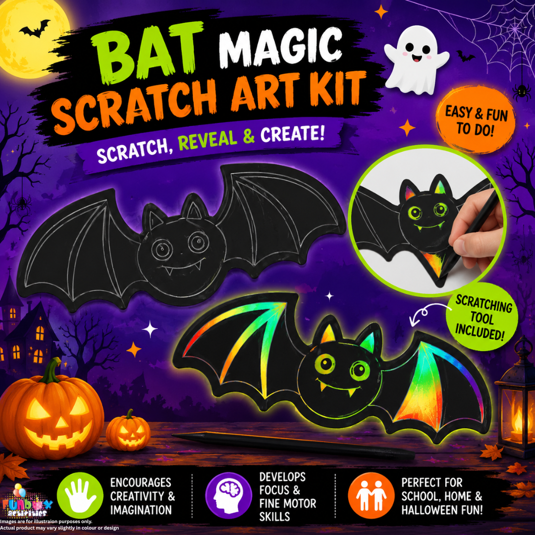 Bat Magic Scratch Art