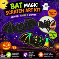 Bat Magic Scratch Art