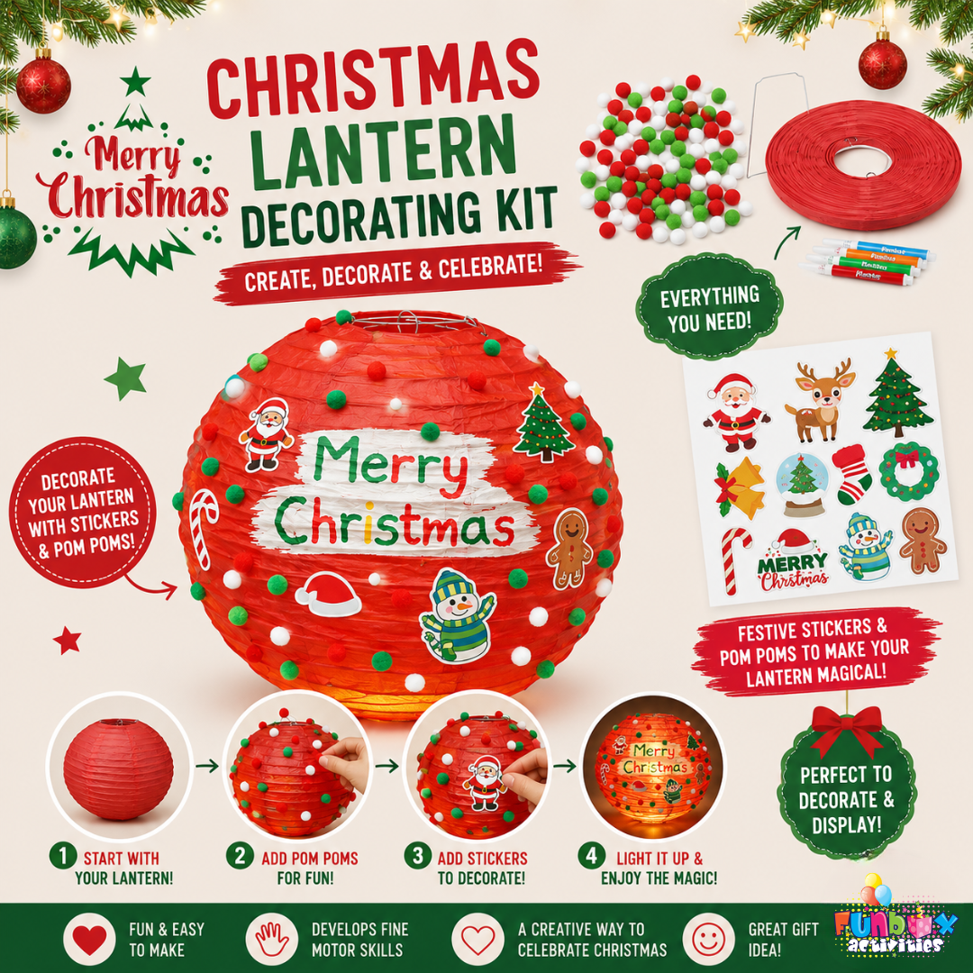 Decorate your Own Christmas Lantern Kit