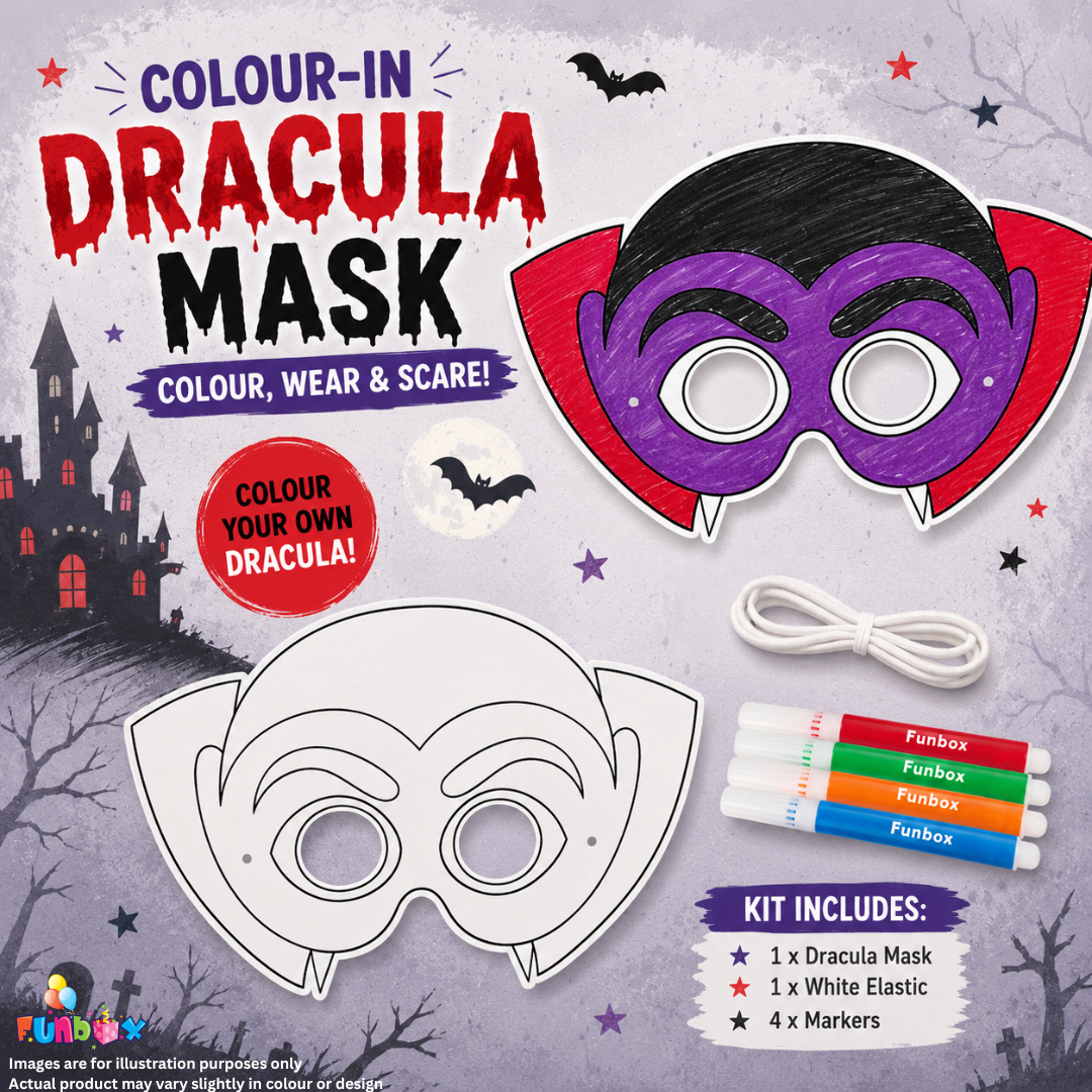 Dracula Colour-In Mask