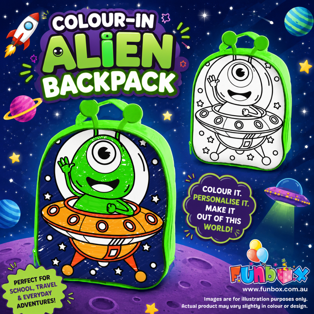 Colour-Me-In Alien Backpack
