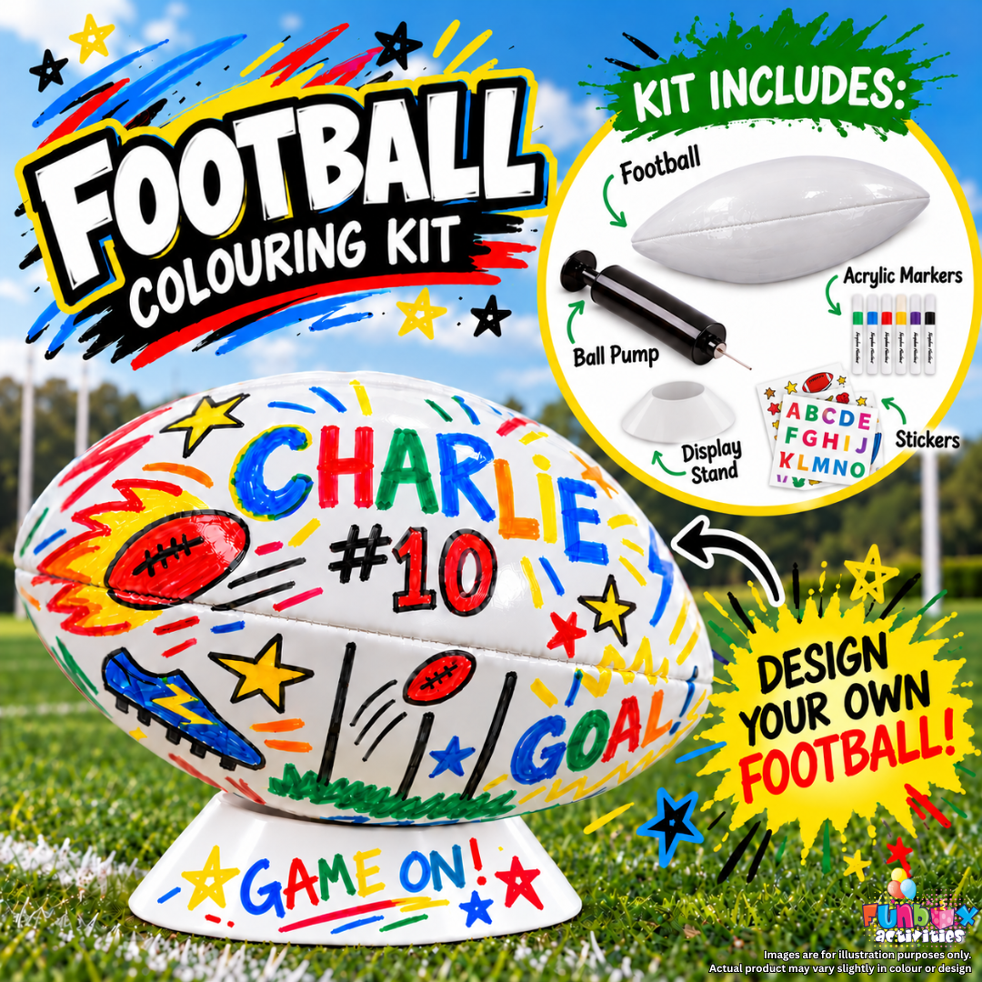 Pre-Order! Football Colouring Kit