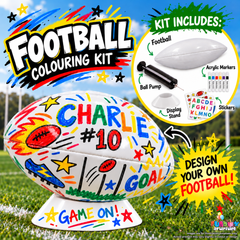 Pre-Order! Football Colouring Kit