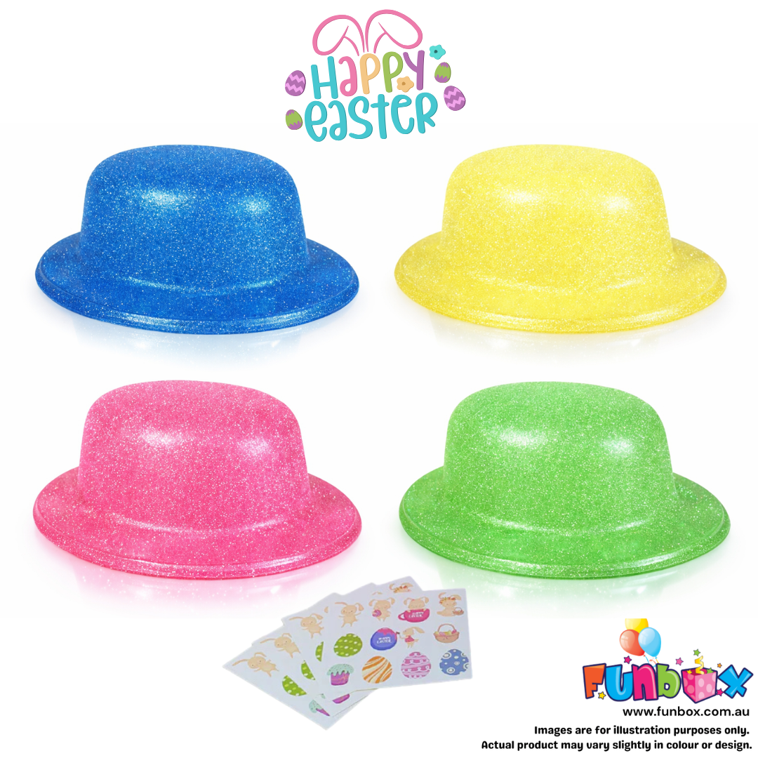 Easter Glitter Bonnet Kit (24-Pack)