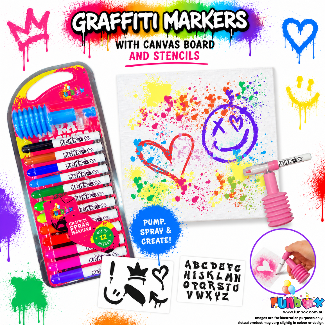 Graffiti Canvas Board Kit