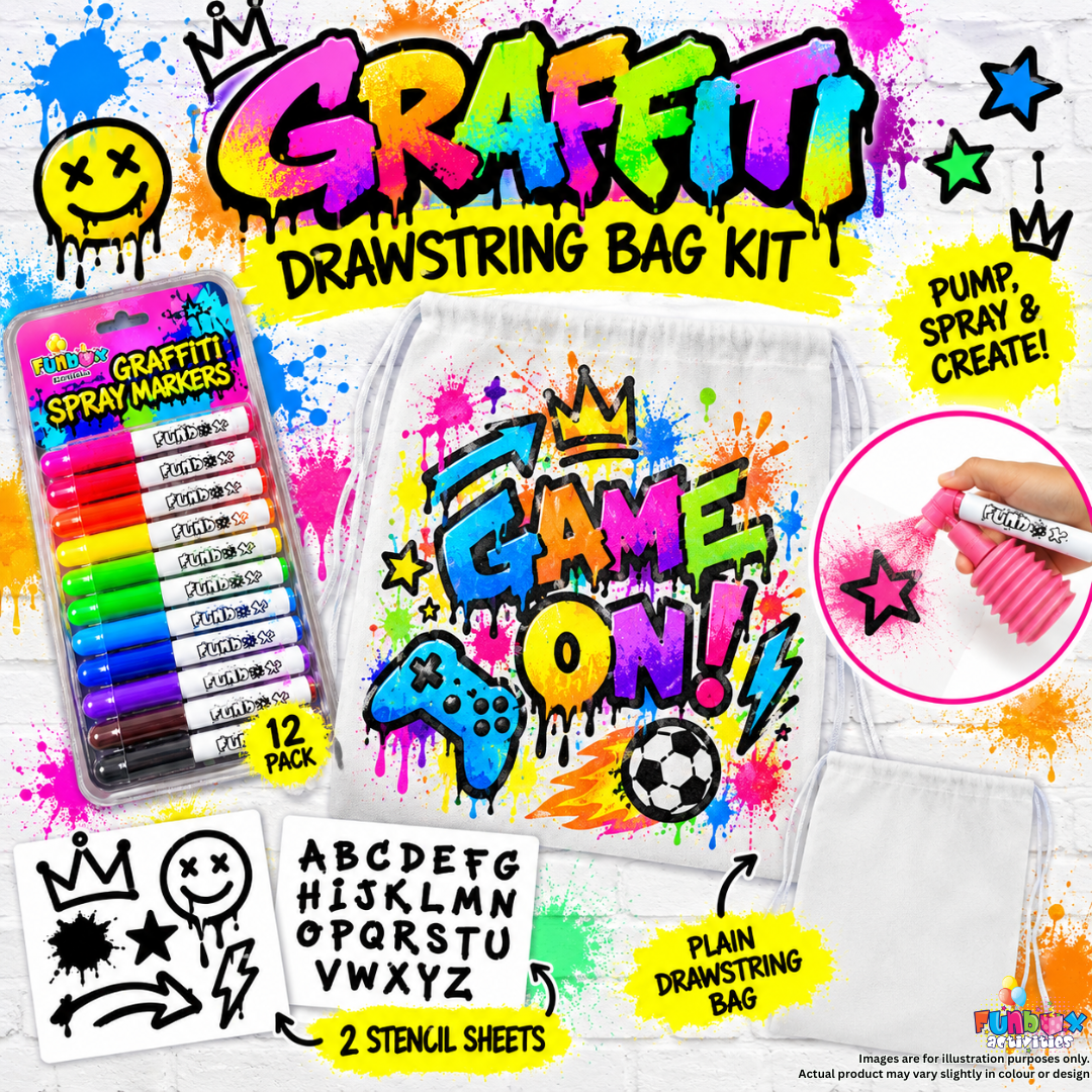 Graffiti Drawstring Bag Kit