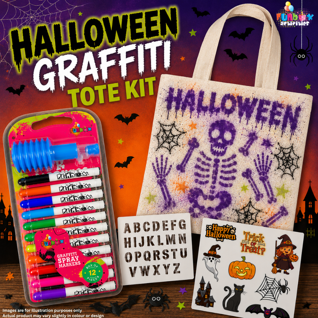 Halloween Graffiti Tote Kit