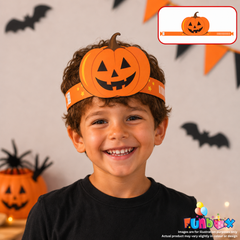 Pre-Order! Halloween Pumpkin Crown Headband