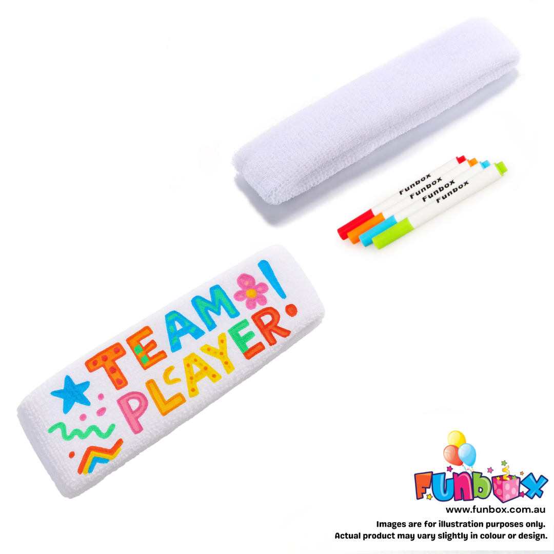 Colour-In Head Sweatband
