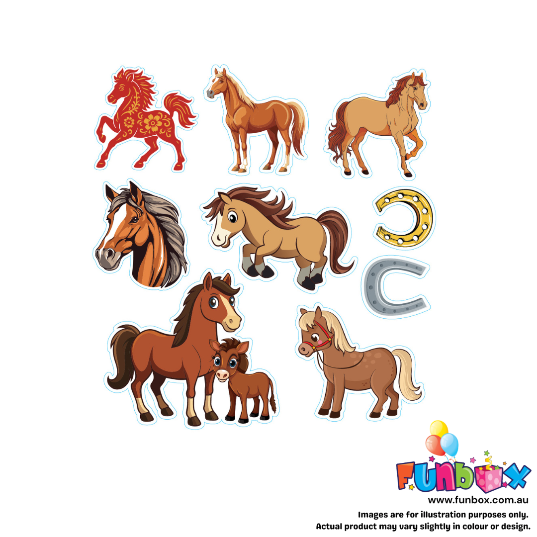 Horse Sticker Sheets- Pack of 50