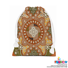 Colour-In NAIDOC Indigenous Drawstring Bag (with markers)