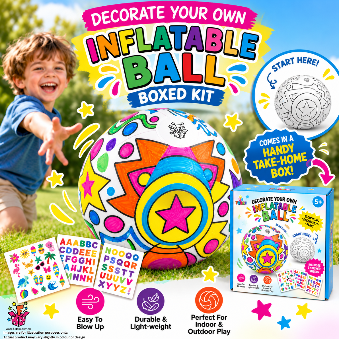 Pre-Order! Decorate your Own Inflatable Ball - Boxed Kit
