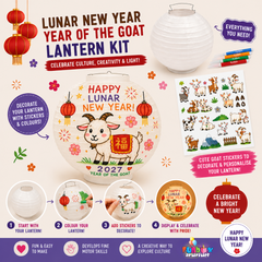 Lunar New Year Lantern Kit (Year of the Goat)