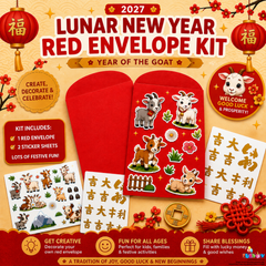 Lunar New Year Red Envelope Kit - Year of the Goat