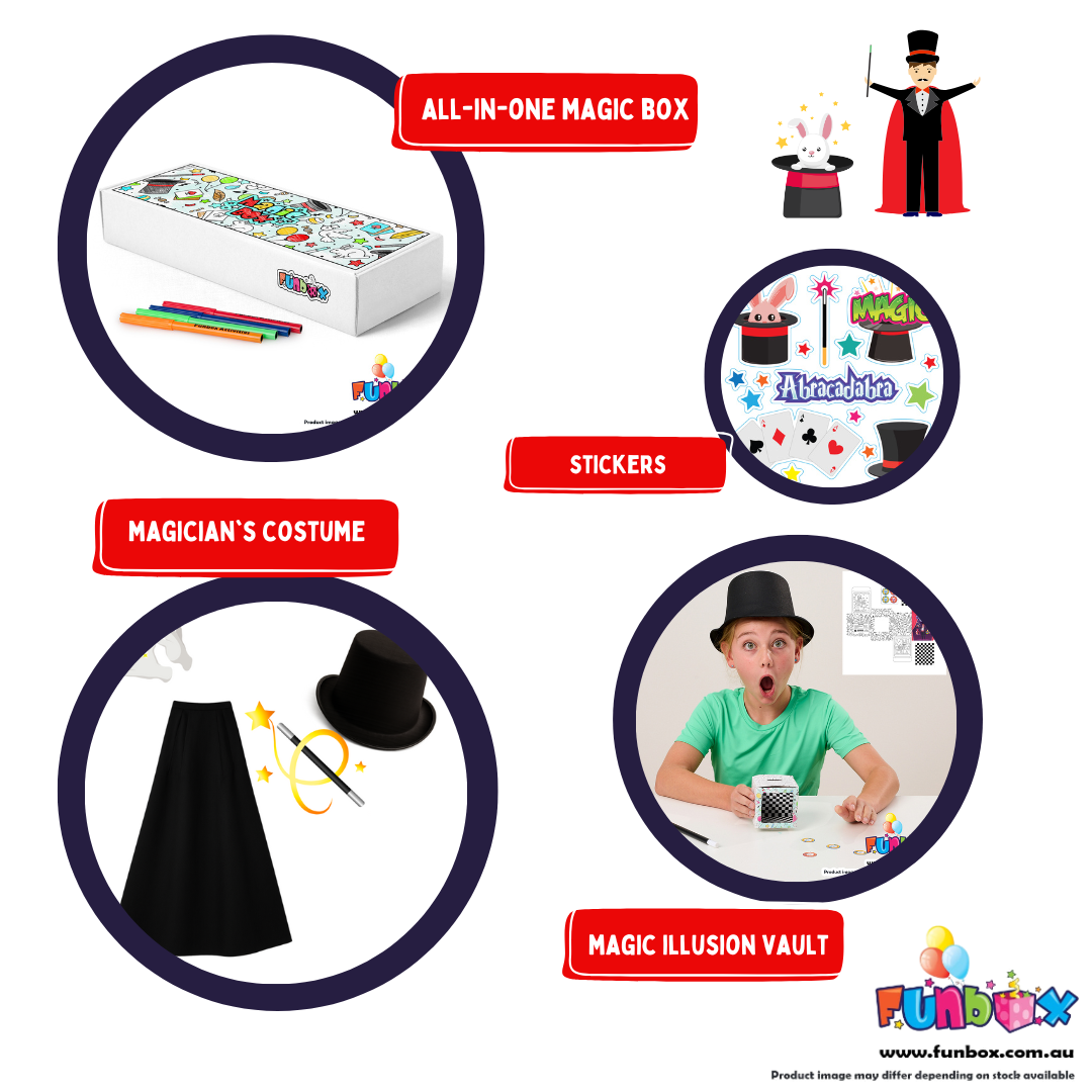 Magic Backpack Activity Magician's Tricks Activity Bundle Pack β funbox.com.au