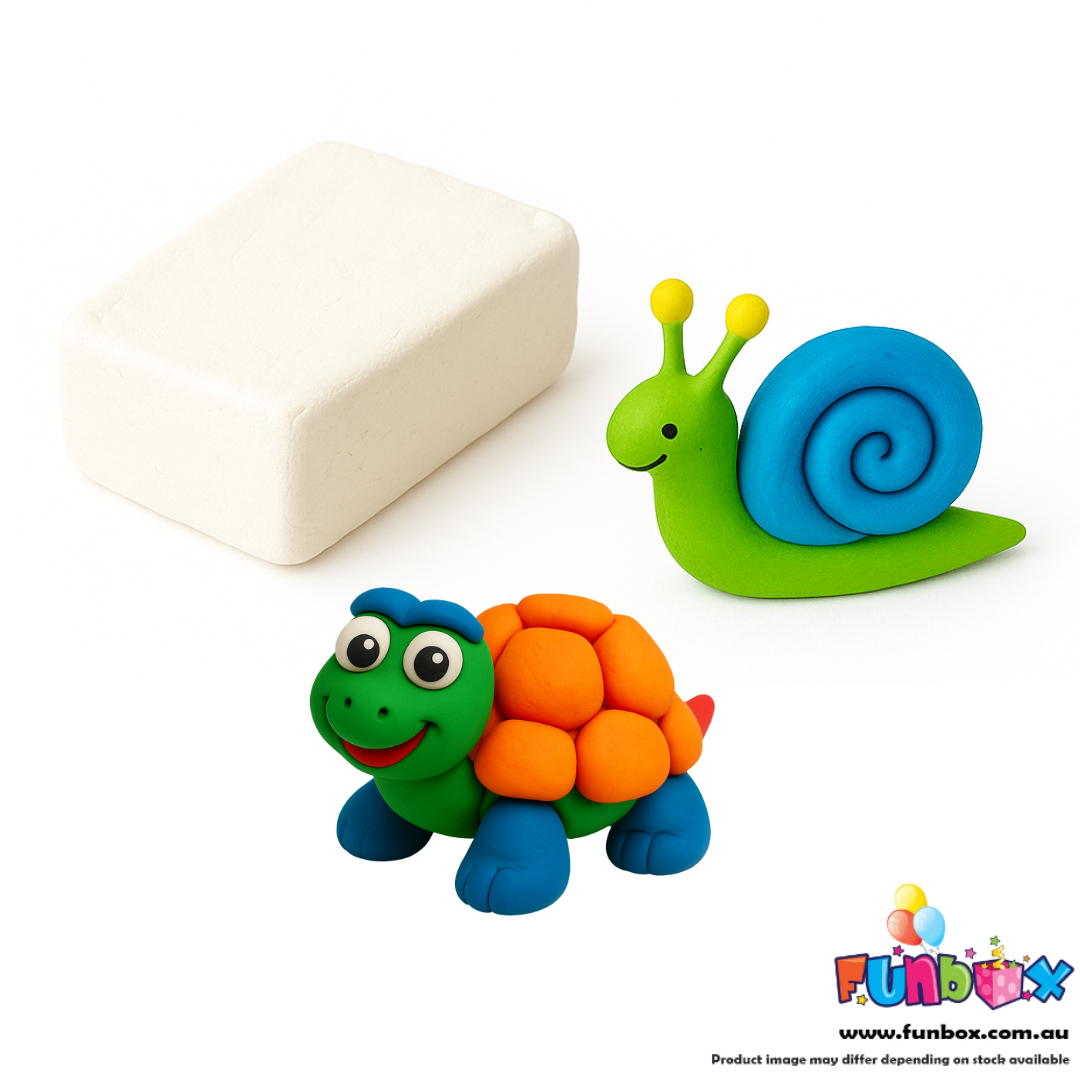 White Air-Dry Modelling Clay 500g