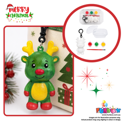 Pre-Order! Paint your Own Christmas Reindeer Keyring
