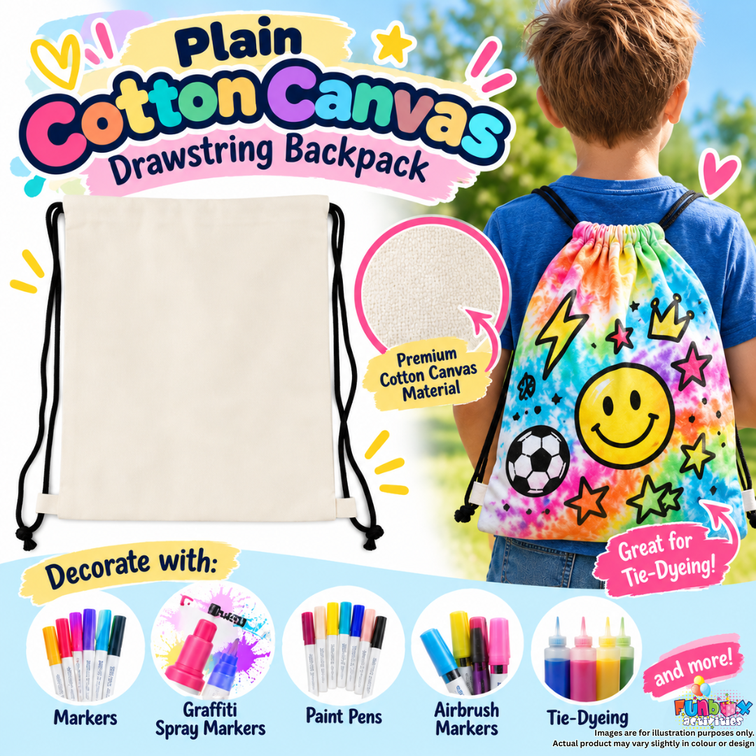 Pre-Order! Plain Premium Canvas Drawstring Backpack