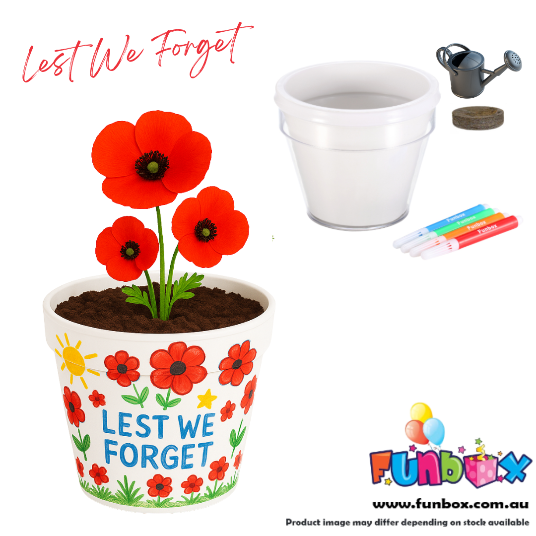 DIY Plant A Poppy Pot Kit (White)