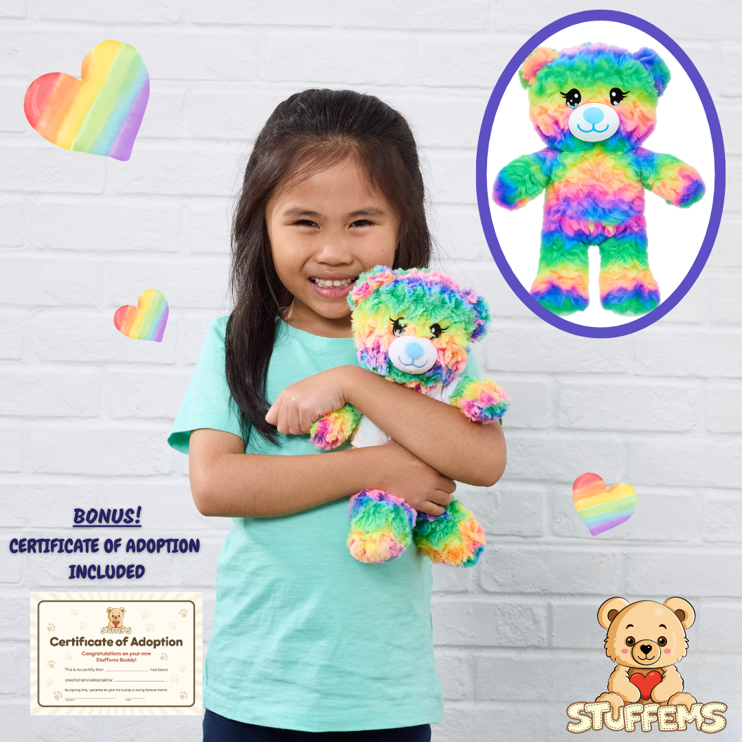 Rainbow Teddy Stuffems Kit