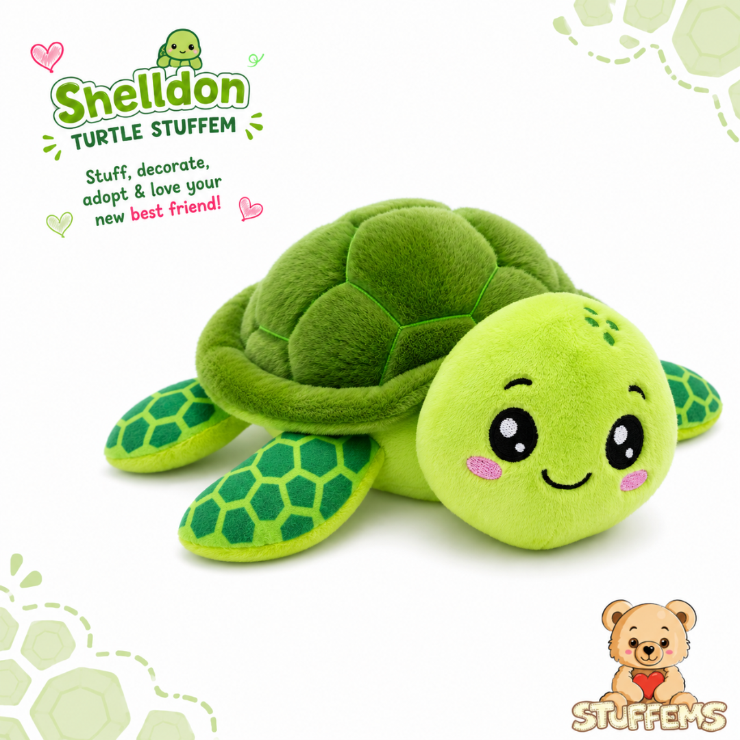 Pre-Order! Shelldon Turtle Stuffems