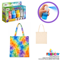 Spray Pop Tie-Dye Canvas Tote Bag Kits