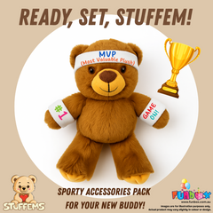 'Sweaty Teddy' MVP Stuffem Bear