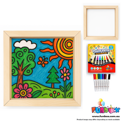 Window Art Frame & Paint Pens Kit