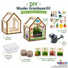Pre-Order! DIY Wooden Greenhouse Kit