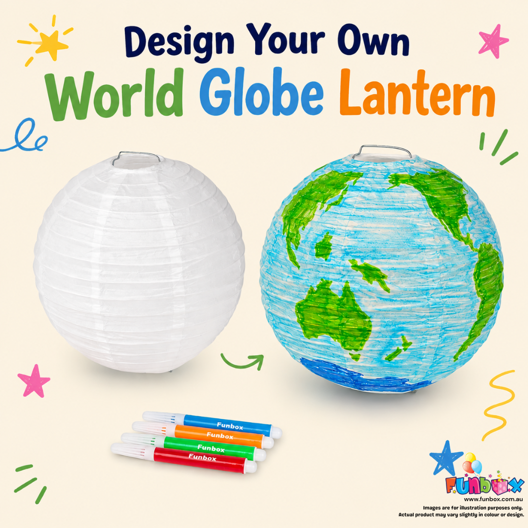 Design-Your-Own World Globe Lantern Activity