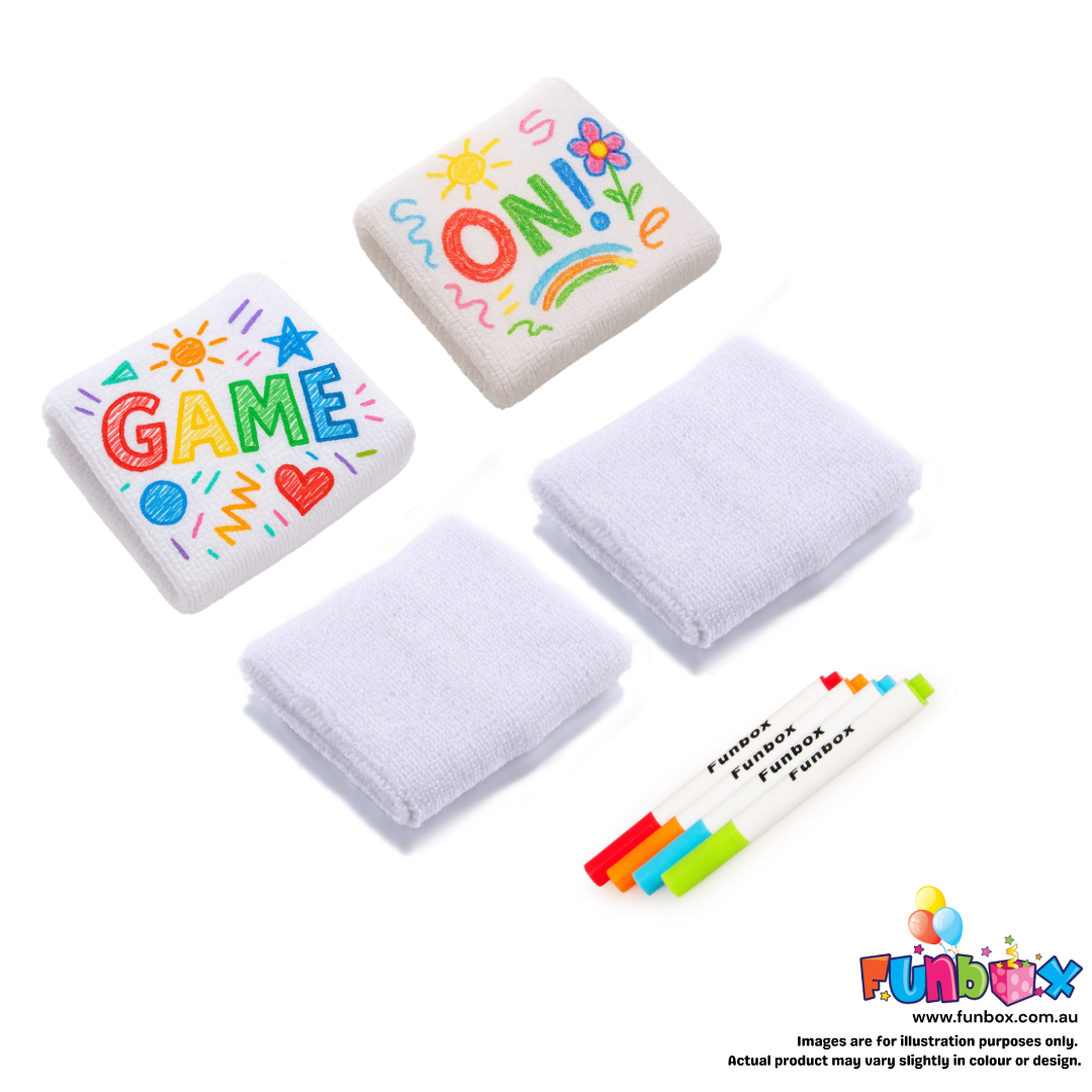 Colour-In Wrist Sweatband
