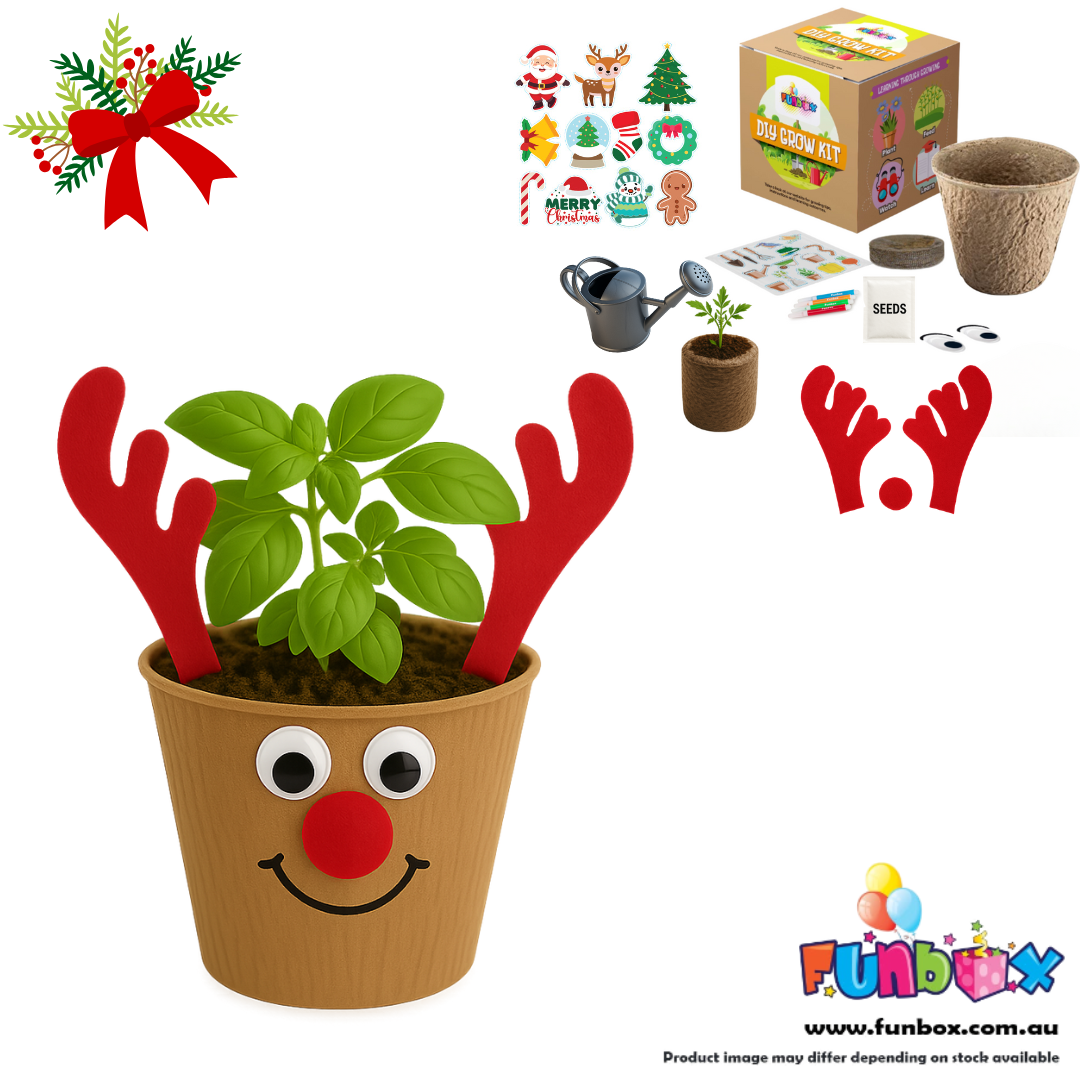DIY Chrismas Reindeer Planting Kit