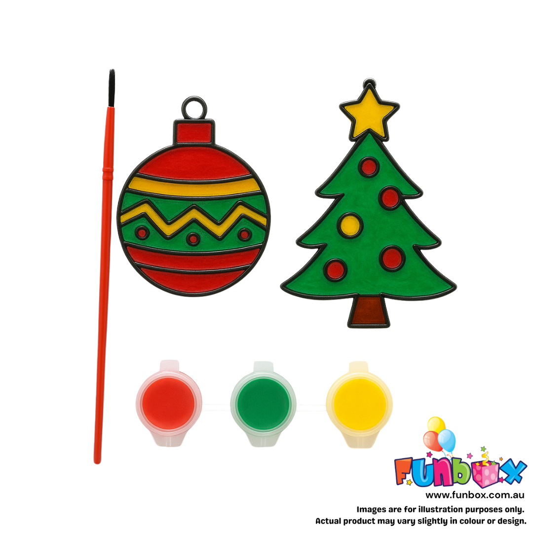 Paint Your Own Christmas Suncatcher