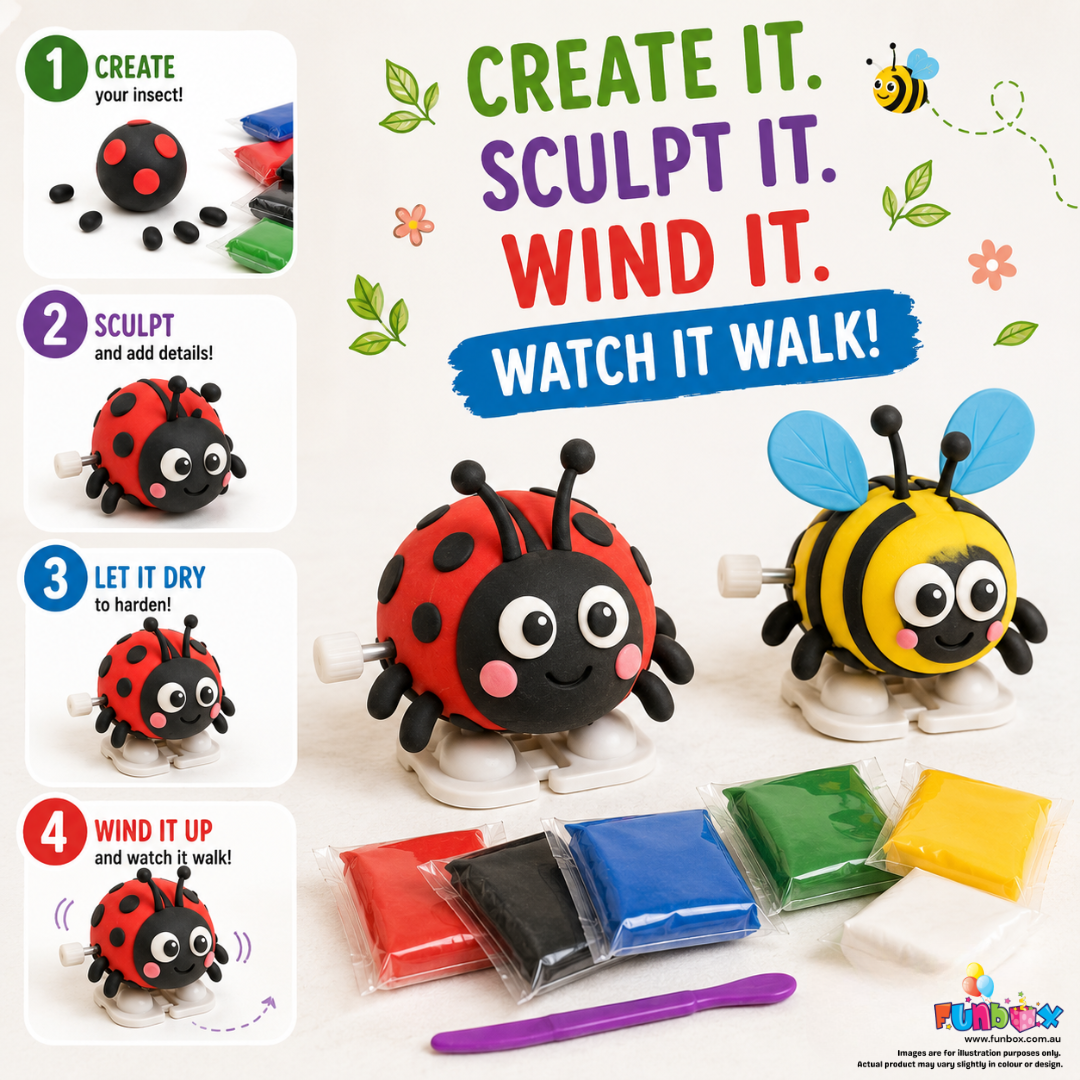 Zoomies - Wind-up Critter Clay Walkers