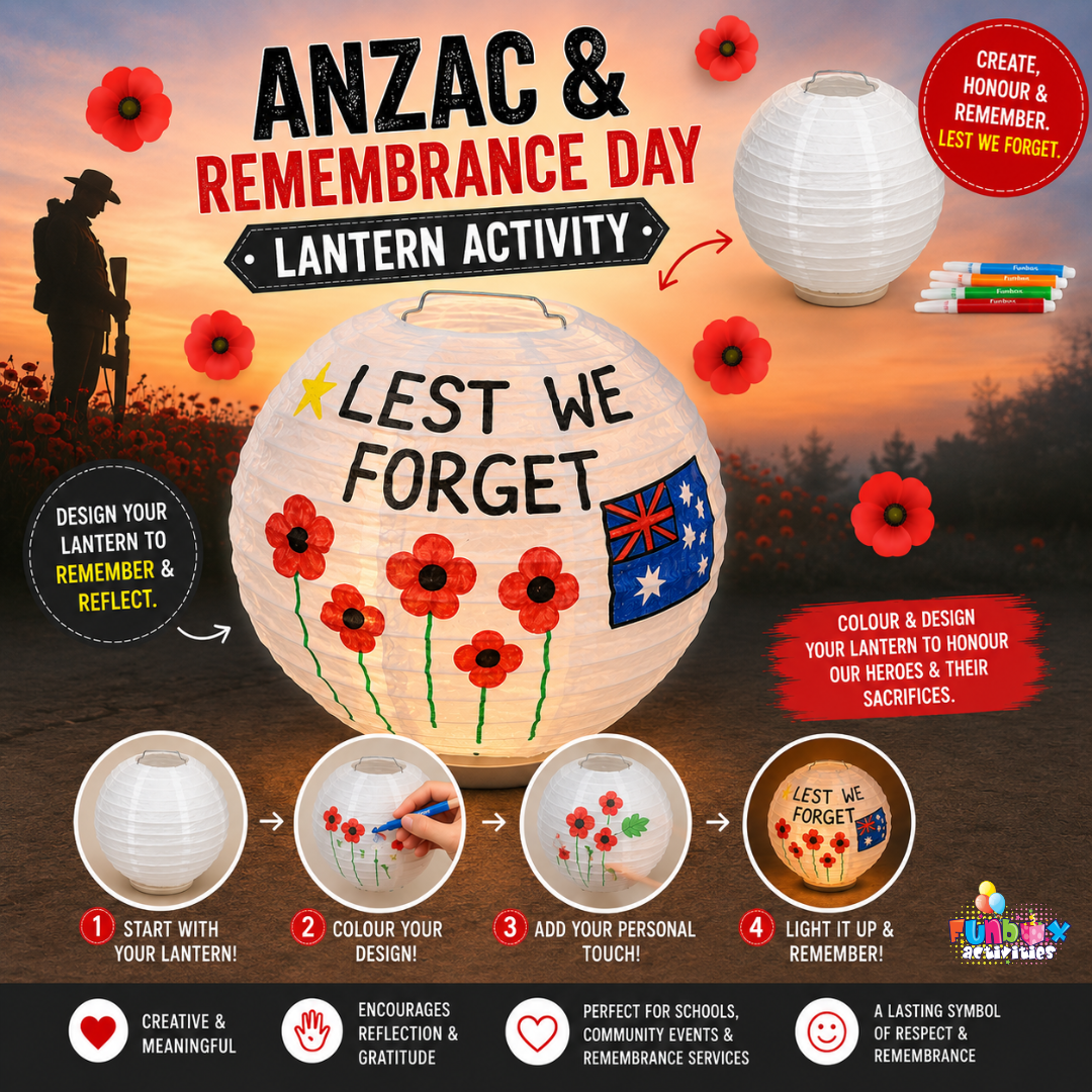 Anzac & Remembrance Day Lantern Activity