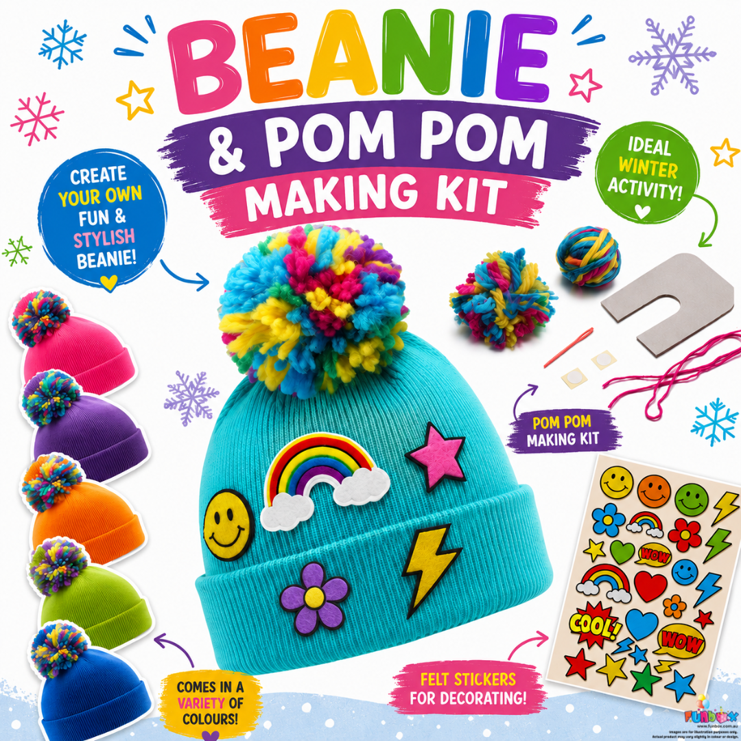 Beanie and DIY Pom-Pom Kit