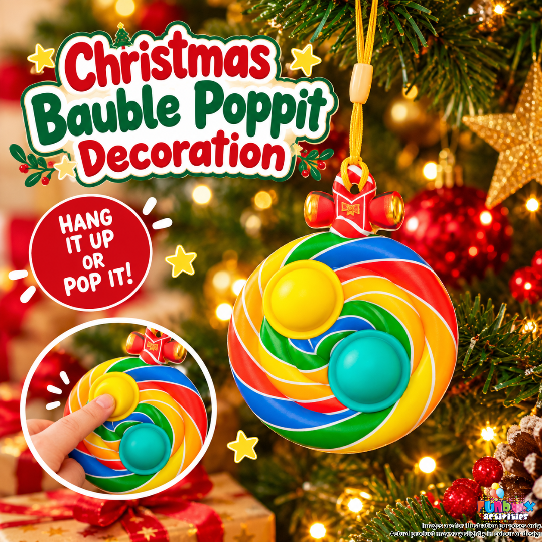 Christmas Bauble Poppit Decoration