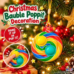 Christmas Bauble Poppit Decoration
